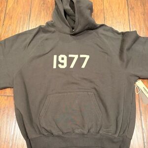 NWT Essentials 1977 Dark Gray Hoodie